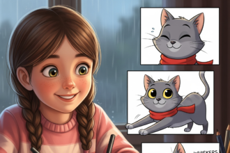 Sad Cartoon Cat Story for Kids: The Last Smile of Whiskers
