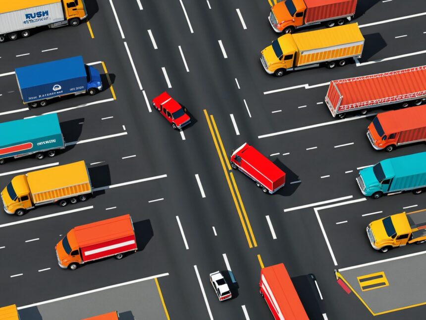Cluster Rush: Navigate the Chaos of Moving Trucks